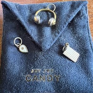 Jet Set Candy Set of 3 Charms